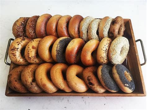 Rockstar bagels - A bagel facility offers freshly fermented, boiled, and baked NYC-style bagels and bagel sandwiches